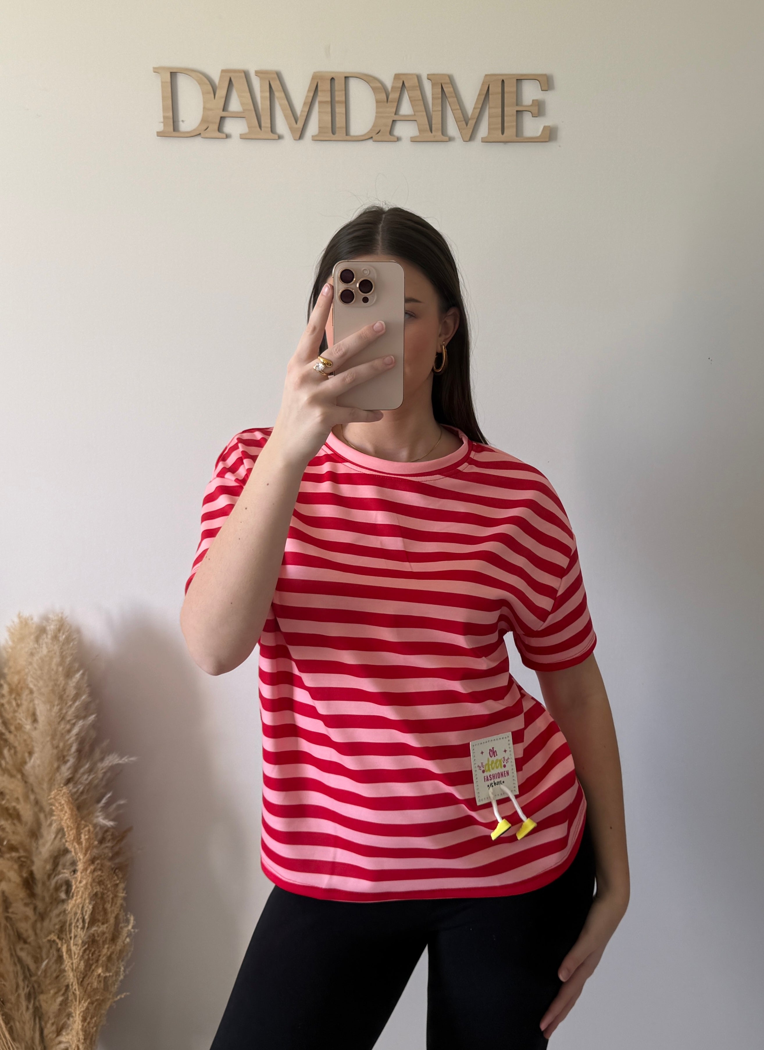 Tshirt Ptites Pattes Rouge & Rose