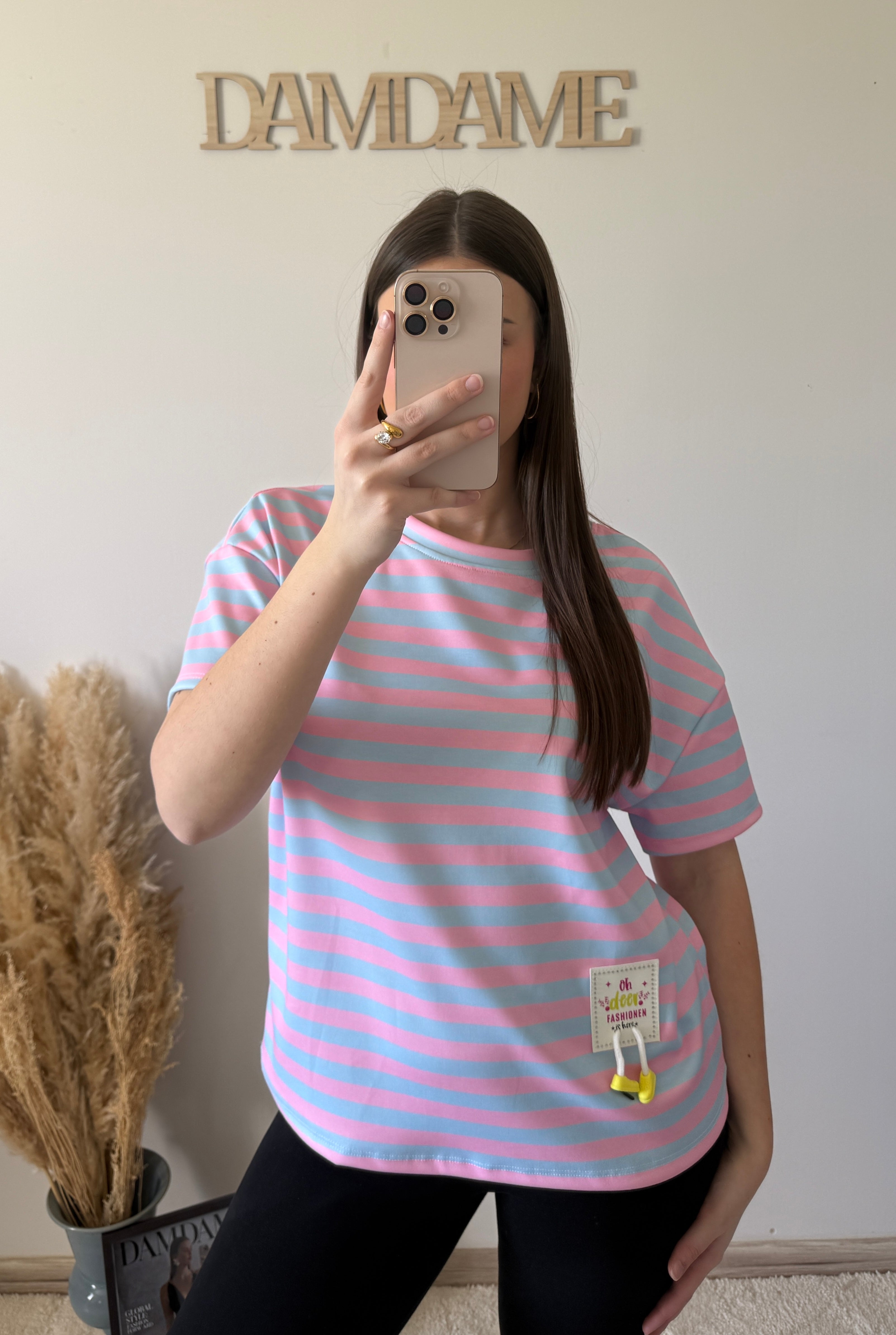 T-shirt Ptites pattes Rose & Bleu